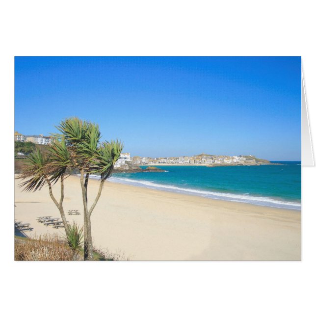 Cartão Ruas.Ives na Cornualha (Frente Horizontal)