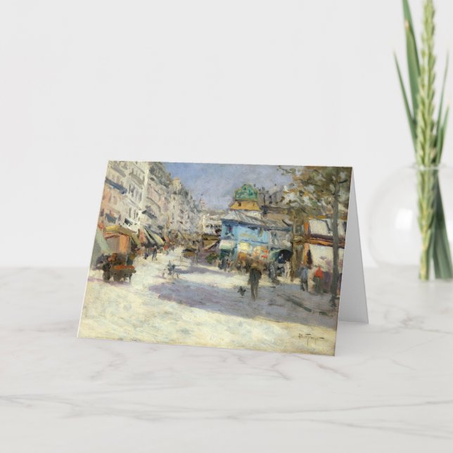 Cartão Ruas Paris | Louis Abel-Truchet (Frente)