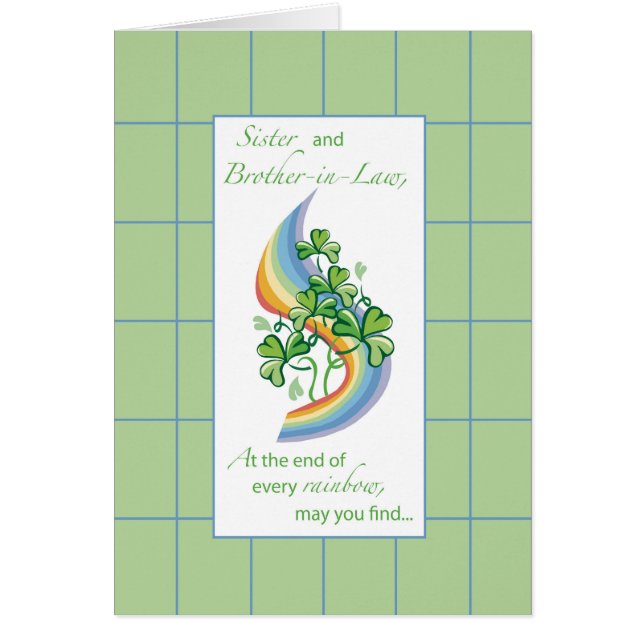 Cartão Ruas Religiosas Irmã e Irmão em Direito. Da de Pat (Frente)