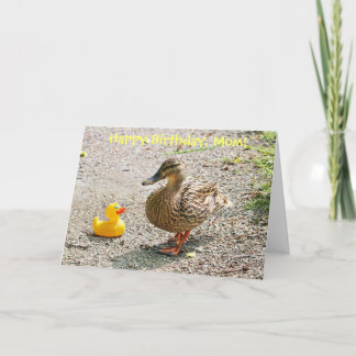 Cartão Rubber Duck and Mother Duck