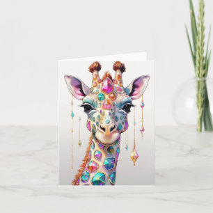 Cartão Ruby Giraffe