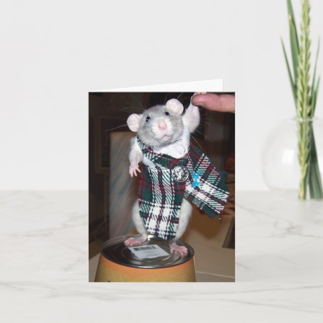 Cartão Ruby in her Kilt Card (Frente)