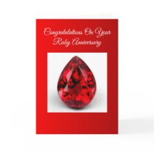 Ruby Personalizou 40º Aniversário de Casamento