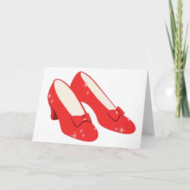 Cartão Ruby Red Slippers (Frente)