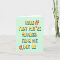 Rude, que você é mais jovem que eu, mas ok