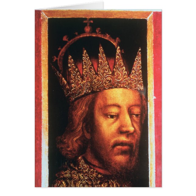 Cartão Rudolf IV, imperador de Áustria e Tirol, c.1360 (Frente)