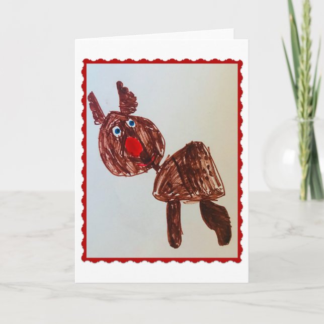 Cartão Rudolph - (Frente)