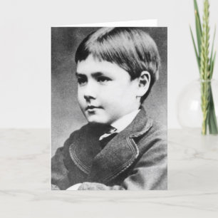 Cartão Rudyard Kipling, c.1870