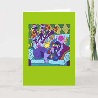 Cartão Ruffin' It Greeting Card