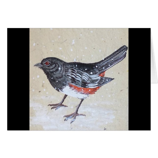 Cartão Rufus Sided Towhere (Frente Horizontal)