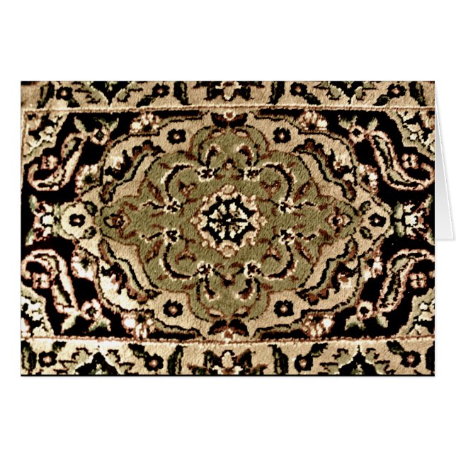 Cartão Rug Oriental (Frente Horizontal)