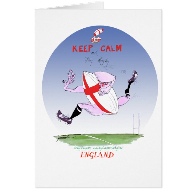 Cartão rugby de Inglaterra, fernandes tony (Frente)