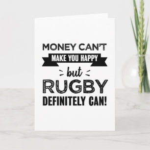 Cartão Rugby faz você feliz, Gift engraçado