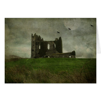 Cartão Ruínas irlandesas do castelo