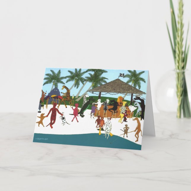 Cartão Rum De Duas Partes (Frente)