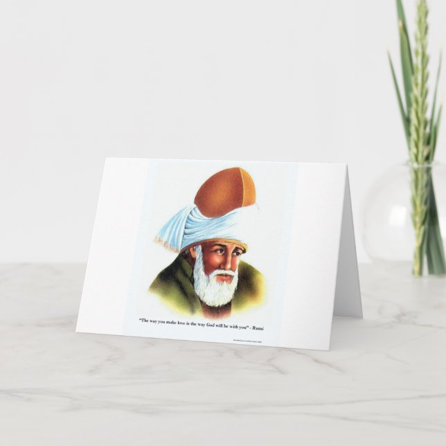 Cartão Rumi A Maneira Como Você Faz Amor Citar Oferece Ca (Frente)