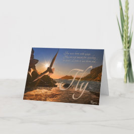 Cartão Rumi, você estava Nascer de Asas