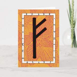 Cartão Rune Fehu - Tornando-se