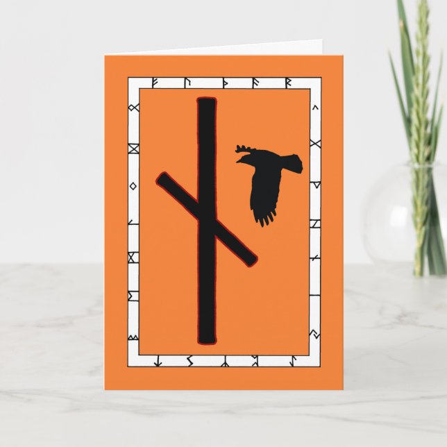 Cartão Rune Naudhiz - Superando (Frente)