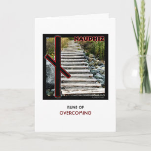 Cartão Rune Naudhiz - Superando - Desafio