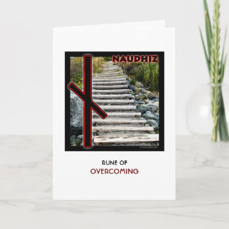 Cartão Rune Naudhiz - Superando - Desafio
