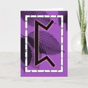 Cartão Rune Perthro - Karma