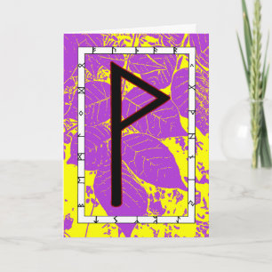 Cartão Rune Wunjo - Joy!