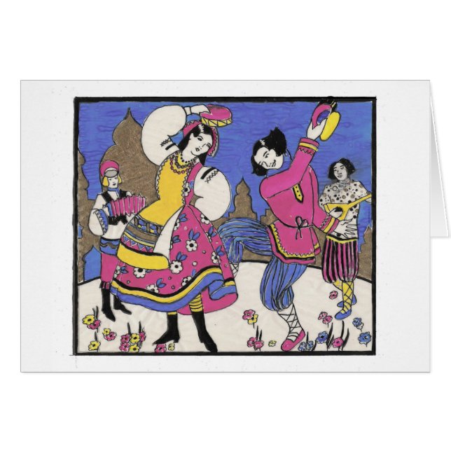 Cartão Ruska Roma Xmas Reveling? (Frente Horizontal)