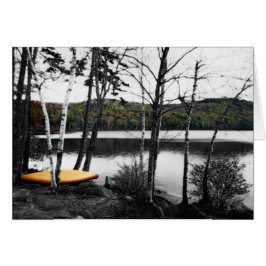 Cartão Russell Pond Woodstock New Hampshire