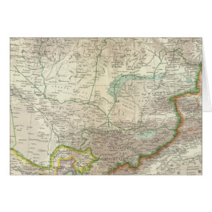 Cartão Rússia, China, Ásia 2