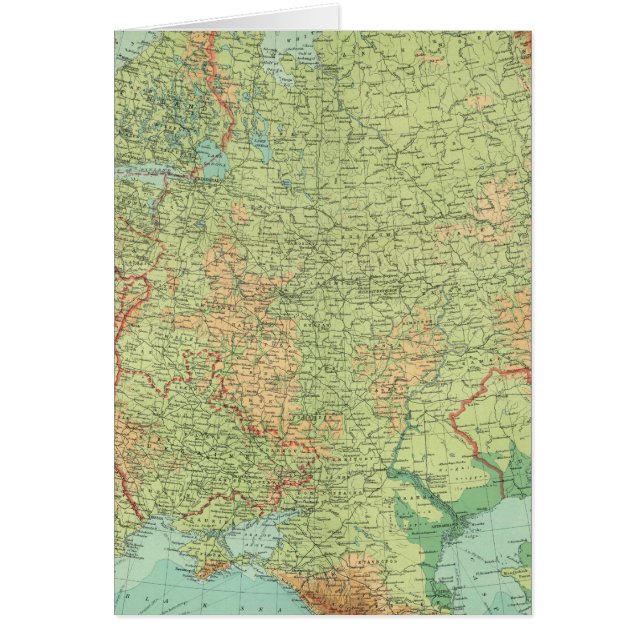 Cartão Rússia composta, Finlândia (Frente)