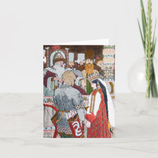 Cartão Russian Folklore Notecard