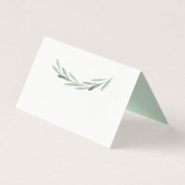 Cartão Russo Verde de Mesa