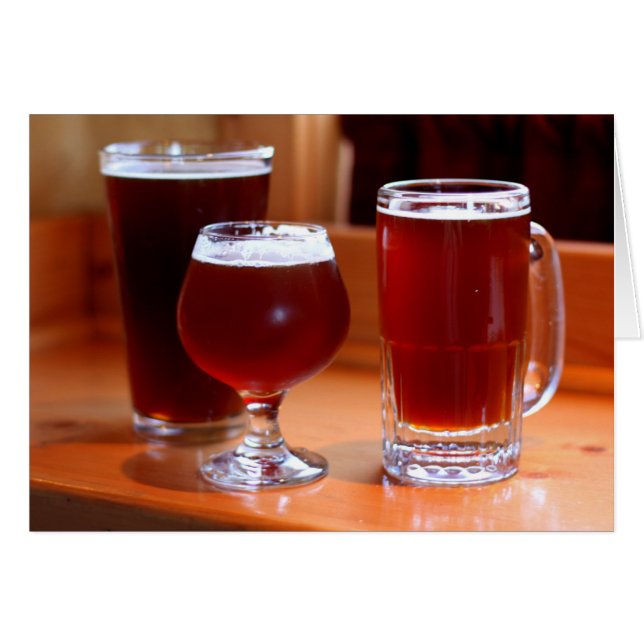 Cartão Rustic Brews (Frente Horizontal)