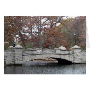 Cartão Rustic Stone Bridge Photo
