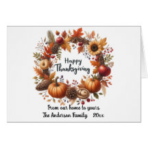 Rustic Thankanding Pumpkin Watercolor Autumn
