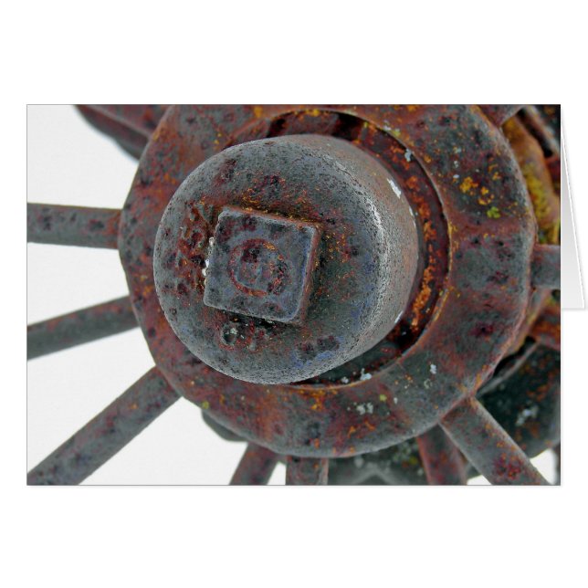 Cartão Rusty (Frente Horizontal)