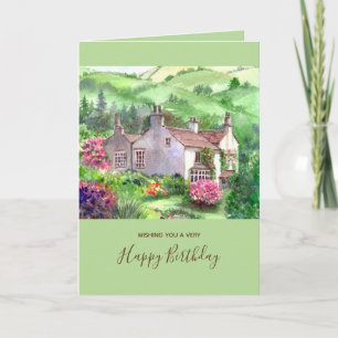 Cartão Rydal Monte, a casa de William Wordsworth