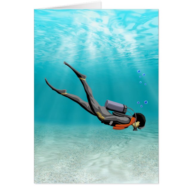 Cartão S.C.U.B.A. Diver (Frente)