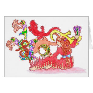 Cartão S é para a salamandra