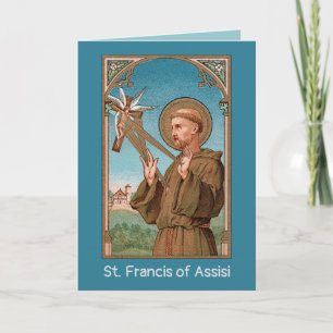 Cartão S. Francisco de Assis, Pater Seraphicus (SAU 040)