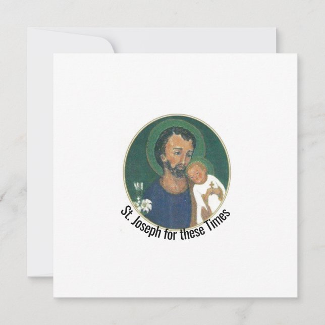 Cartão S. José para estes Tempos (Frente)