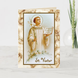 Cartão S. Viator de Lyon o Catequista (BF 02)