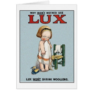 Cartão Sabão Lux