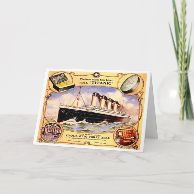 Cartão Sabão Titanic (Frente)