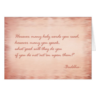 Cartão Sabedoria de Buddha