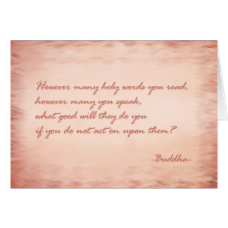 Cartão Sabedoria de Buddha