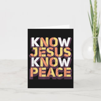 Cartão Sabem Jesus Sabem Paz, Coragem Religiosa Cristã