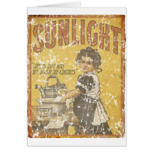 Cartão Sabonete de luz solar - 1873- aflitos