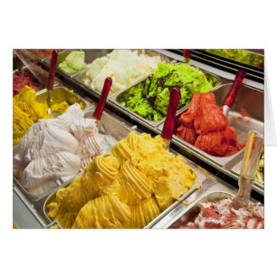 Cartão Sabores do sorvete, Paris